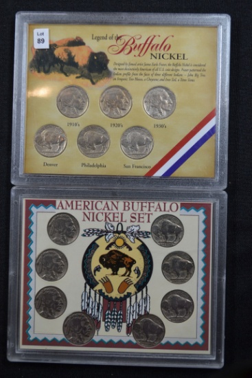 American Buffalo Nickel Set and Legend of the Buffalo Nickel Collection
