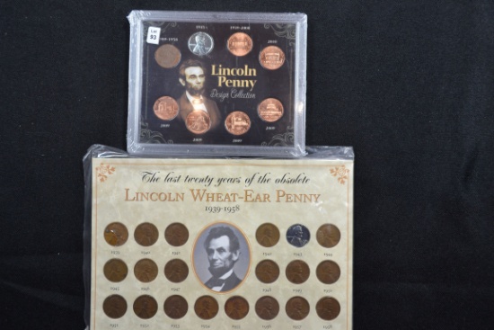 Lincoln Penny Design Collection and Lincoln Wheat-Ear Penny Collection