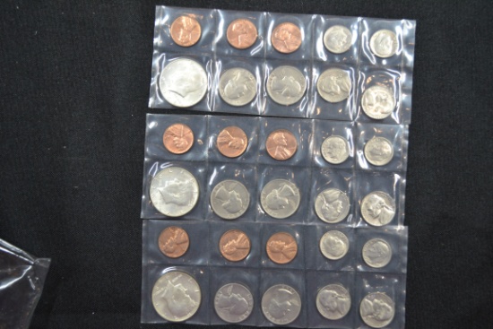 3 - U.S. Mint 1968-D Year Sets; No Envelopes;; 3xBID