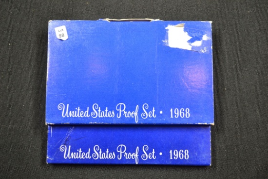 2 - 1968 U.S. Mint Proof Sets; 2xBID