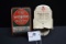 Pair of Wall-Mount Metal Advertising Pieces including German Fire Mutual Insurance Co., Omaha, Nebra