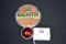 Koolmotor Motor Oil Advertising License Plate Topper w/Red Jeweled Reflector; 4