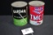 Pair of Full Cans of Additives including Bardahl Motor Oil and TMC Thunderbolt Motor Conditioner