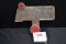 Burlington Route License Plate Topper w/Two Red Bubble Reflectors; 6