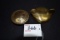 Pair of Brass Radiator Caps including Lober Non-Bursting Radiator, Toledo, OH