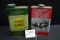 Lincoln Chrome Cleaner NOS and Rolls Royce Car Wax Sealer (Partial) Pint Size Tins