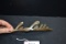 1940s LaSalle Grill Script Badge