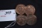 Pair of Pontiac Copper-Colored Emblems/Grill Badges; 2-1/2