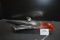 1954 Pontiac Indian Chief Hood Ornament w/Orange Lucite Face; 17