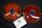 Pair of 1933-36 Ford  Blue-Eye Glass Tail Lights