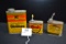 Group of 3 GM Cans (Some w/Contents) including Cooling System Cleanser, Lock-Ease Graphited Lock Flu