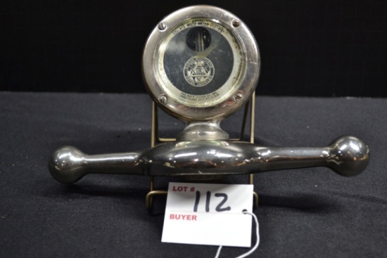 Dodge Brothers Boyce MotoMeter Radiator Cap w/Dogbone Handles; 8"x4-1/4"