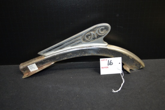 1937 GMC Hood Ornament; Has Pitting