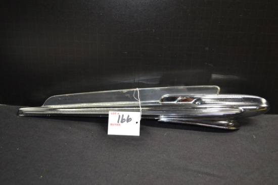 1947 Chevrolet Tacker Flying Rocket Hood Ornament; 17"x3"