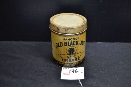 Hancock "Old Black Joe" Axle Grease Can (Full)