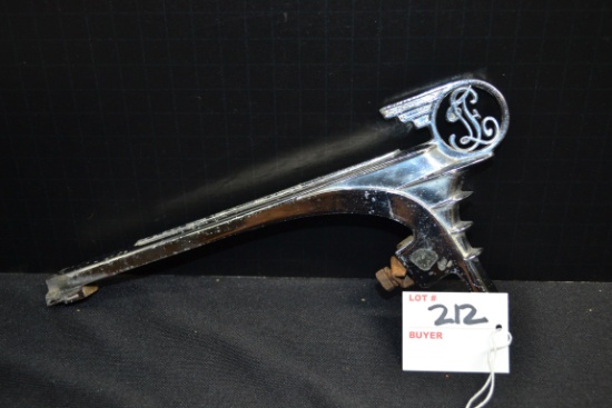 1935 Lafayette Hood Ornament; 4-1/2"x10"