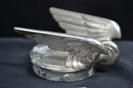 1928 Chevrolet Winged Wheel Radiator Cap/Hood Ornament; Needs Rechromed