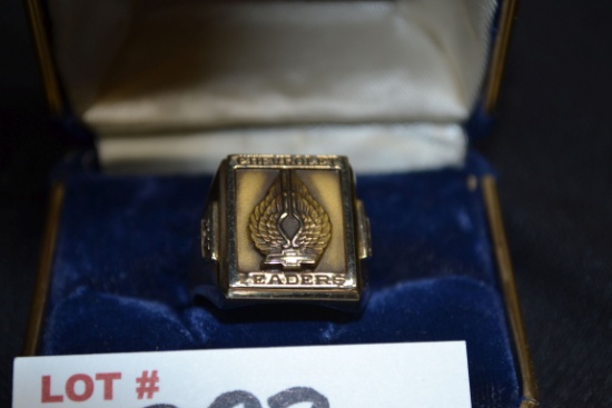 1962 Men's Gold Chevrolet Leaders XV Ring