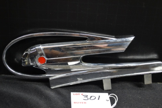 1936 Pontiac 6-Cylinder Indian Art Deco Hood Ornament