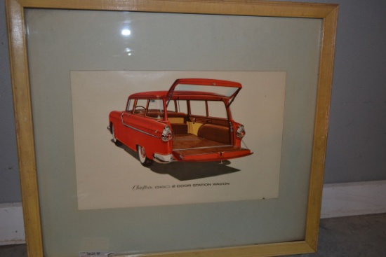 Salesman Print 860 2-Door Station Wagon; 22"x19"