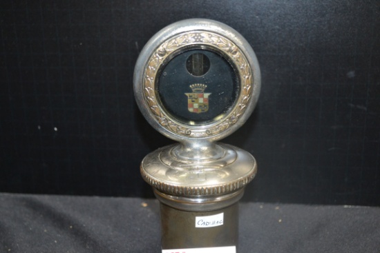 Boyce MotoMeter for Cadillac Two-Toned Radiator Cap/Hood Ornament; 7" Tall
