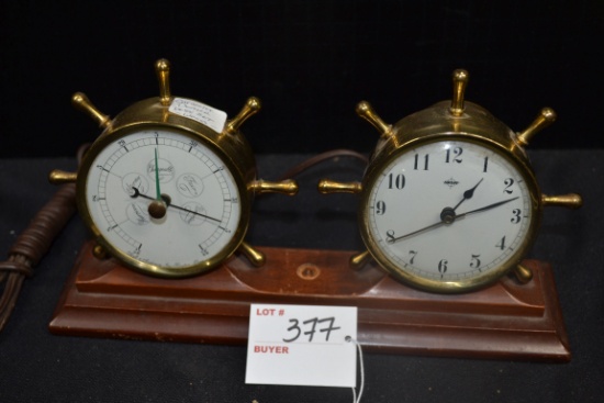 1960s Chevrolet Dealer Electric Desk Clock; Works
