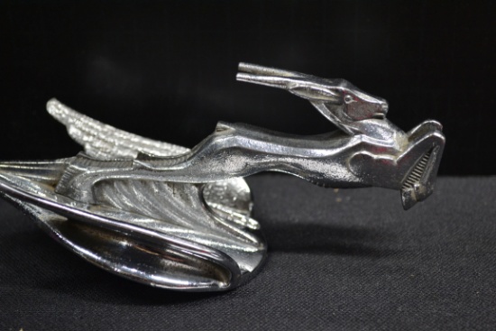 1931-32 Chrysler Gazelle Radiator Mascot; 6"x3-1/2"
