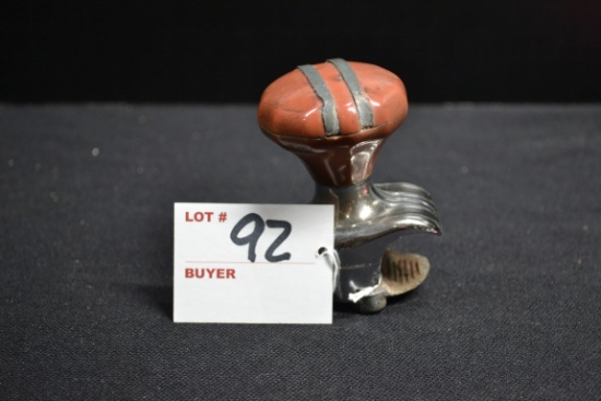Bakelite and Chrome Steering Wheel Spinner Knob