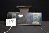 Mansfield Rearview Mirror w/Clock and Trip Odometer; 7