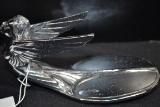1932-33 Plymouth Winged Goddess Flying Lady Hood Ornament; 5-1/2