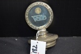Boyce MotoMeter Velio Radiator Cap/Hood Ornament; Complete w/Glass