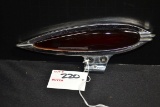 1935-36 Ford Norlipp Hood Ornament w/Red Glass Insert; 8