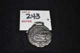 1928 Chevrolet Watch Fob; Chain/Strap Missing