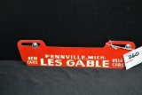 Les Gable, Fennville, MI, New Cars Used Cars License Plate Topper; 10