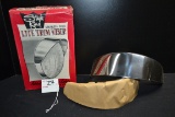 Pair of Style-King Stainless Steel Lite Trim Visors in Original Box; NOS