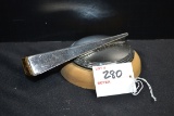 1934 Diamond T Hood Ornament Mounted on Wood Base
