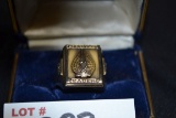 1962 Men's Gold Chevrolet Leaders XV Ring