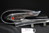 1936 Pontiac 6-Cylinder Indian Art Deco Hood Ornament