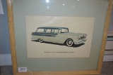 Salesman Print Pontiac Chieftain 870 4-Door Station Wagon; 22