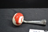 Red/White Swirl Slag Shift Knob