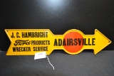 J.C. Hambright Ford, Adairsville, Wrecker Service Advertising Sign; 19