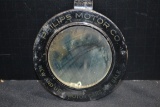 Phillips Motor Co. Advertising Mirror; 4-1/2