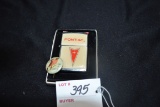Zippo Pontiac Flip-Up Lighter NIB and Pontiac Button