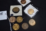 Group of 8 Pontiac Chief of the 60s Collector's Tokens