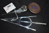 Dodge Brothers Badge, Hood Ornament, and V8 Emblem