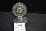 Royal Automobile Club Associate w/Enameled Center Radiator Cap/Hood Ornament; 5