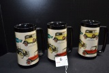 Set of 3 Chevrolet Thermo-Serv Insulated Mugs