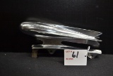 1935 Oldsmobile 6-Cylinder Rocket Zeppelin Metal Hood Ornament; 8