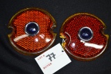 Pair of 1933-36 Ford  Blue-Eye Glass Tail Lights