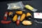 Group of Bakelite Fender Guard End Attachments